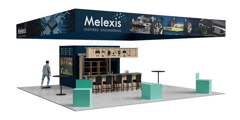 Melexis booth - Electronica Munich 2022
