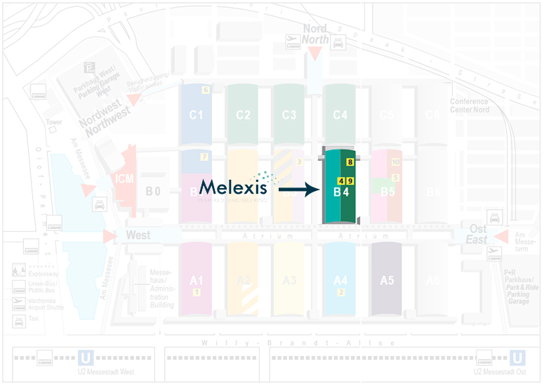 Melexis will be located at booth B4.540