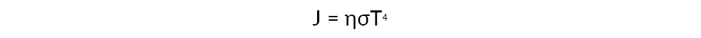 Equation of Stefan-Boltzmann law - Melexis