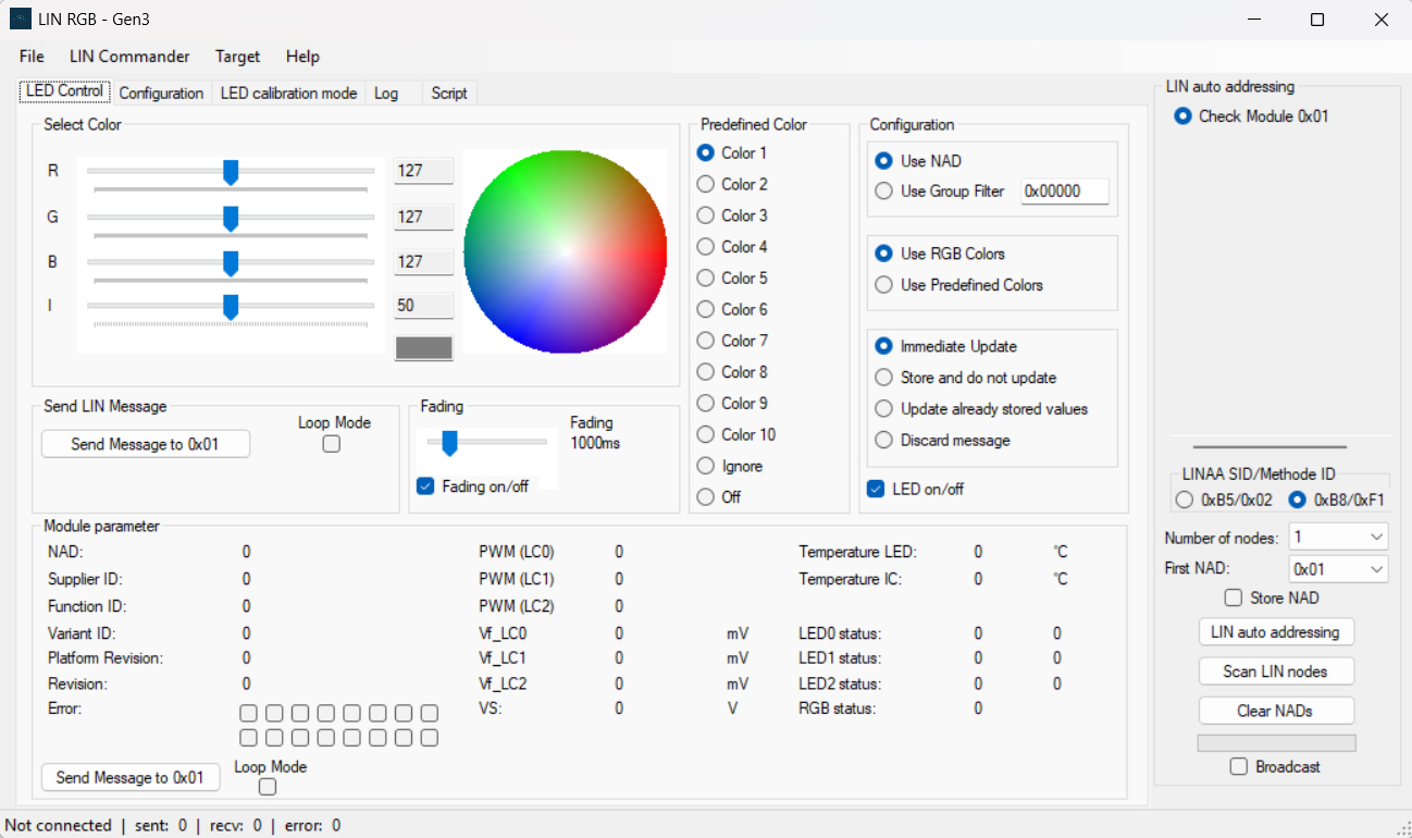 Gui Software Led Code-free LED drivers simplify automotive lighting design I Melexis