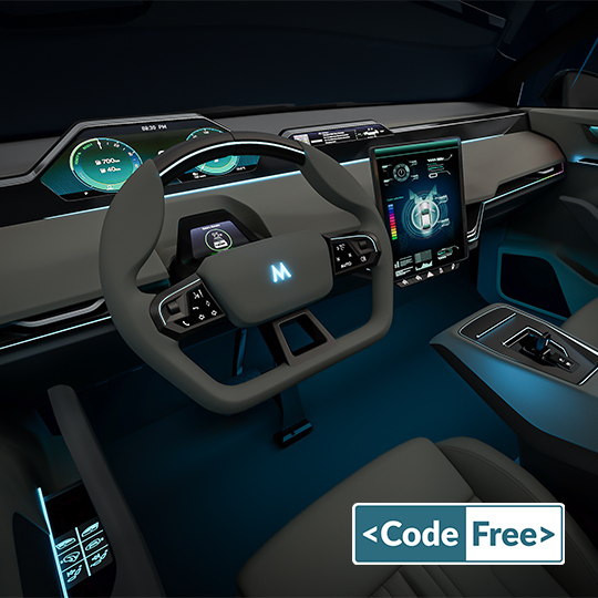 Melexis Code-Free: Eliminating the Software Bottleneck in Automotive Lighting Design