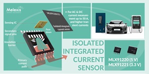 Melexis introduces next generation of isolated integrated current sensors for automotive applications    