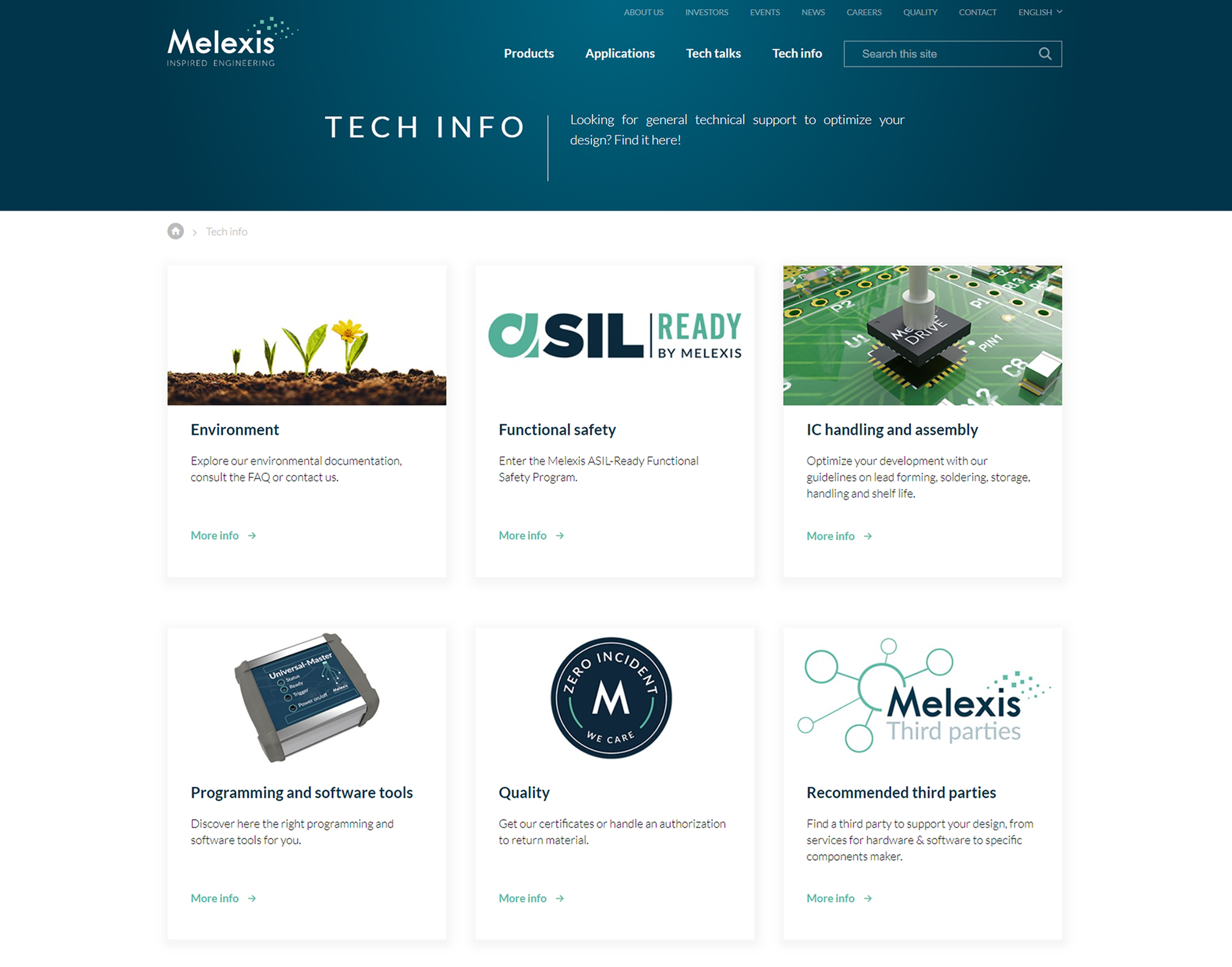 Tech info page #Melexis