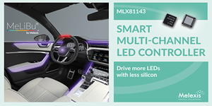MLX81143 sheds animated light on automotive LED drivers