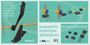 Melexis redefines the market with 3D magnetic position sensors