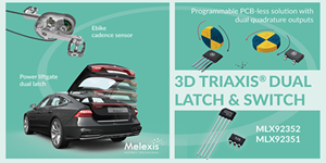 Melexis unveils the most versatile dual latch & switch