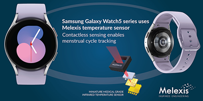 Galaxy Watch5 series uses Melexis temperature sensor for menstrual cycle tracking
