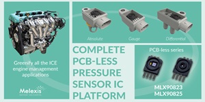 Melexis completes its PCB-less pressure sensor IC platform