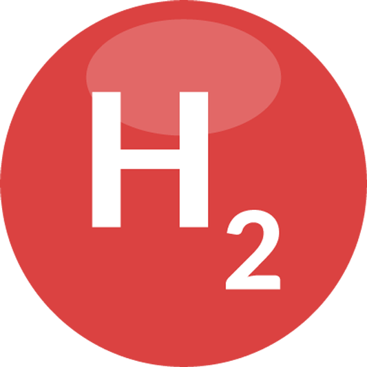 icon hydrogen sensors coral red