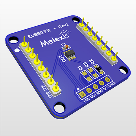 Evaluation board for MLX90391 - EVB90391