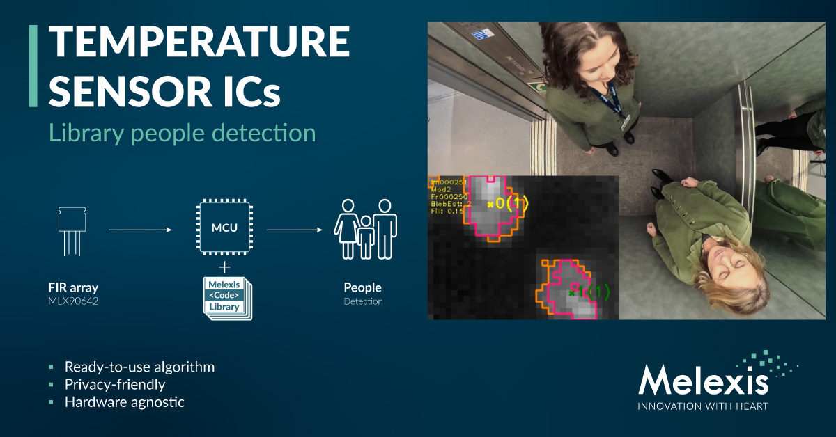 Melexis Launches Free People Detection Algorithm for its FIR Array