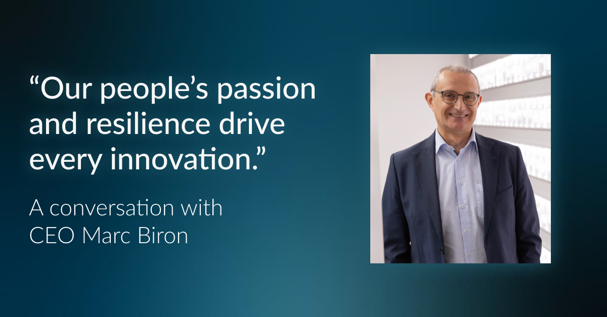 Looking ahead with Marc Biron: Launching 19 innovations in one year reflects our people’s passion and resilience.