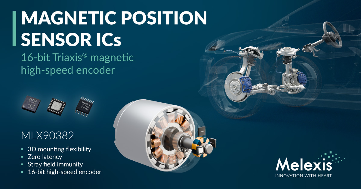 Melexis Powers Automotive E-chassis with a New Magnetic Encoder