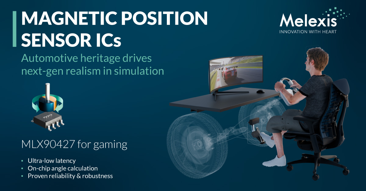 From Real Roads to Racing Rigs: How Melexis Sensor Expertise Drives the Next Generation of Simulation Racing Hardware