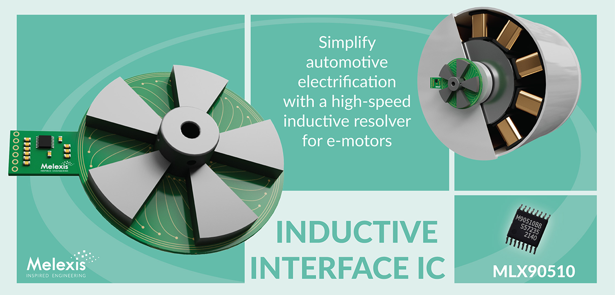 MLX90510 - High-speed inductive resolver with analog output