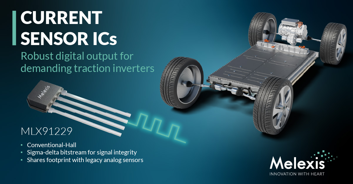 Melexis Tackles Signal Integrity Challenges in High-Power EVs with Digital Current Sensor