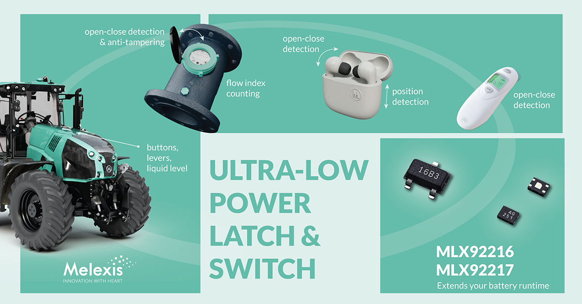 Melexis boosts accuracy of Hall-effect DC current sensing