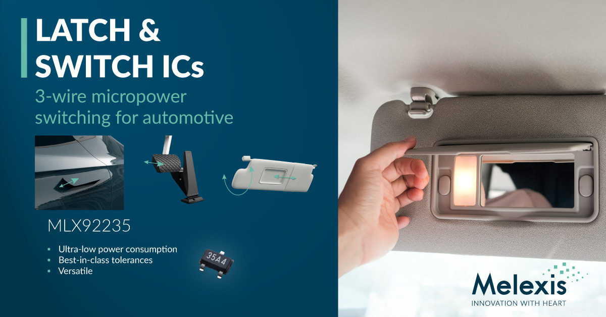 Melexis Unveils Contactless Micropower Switching for Automotive