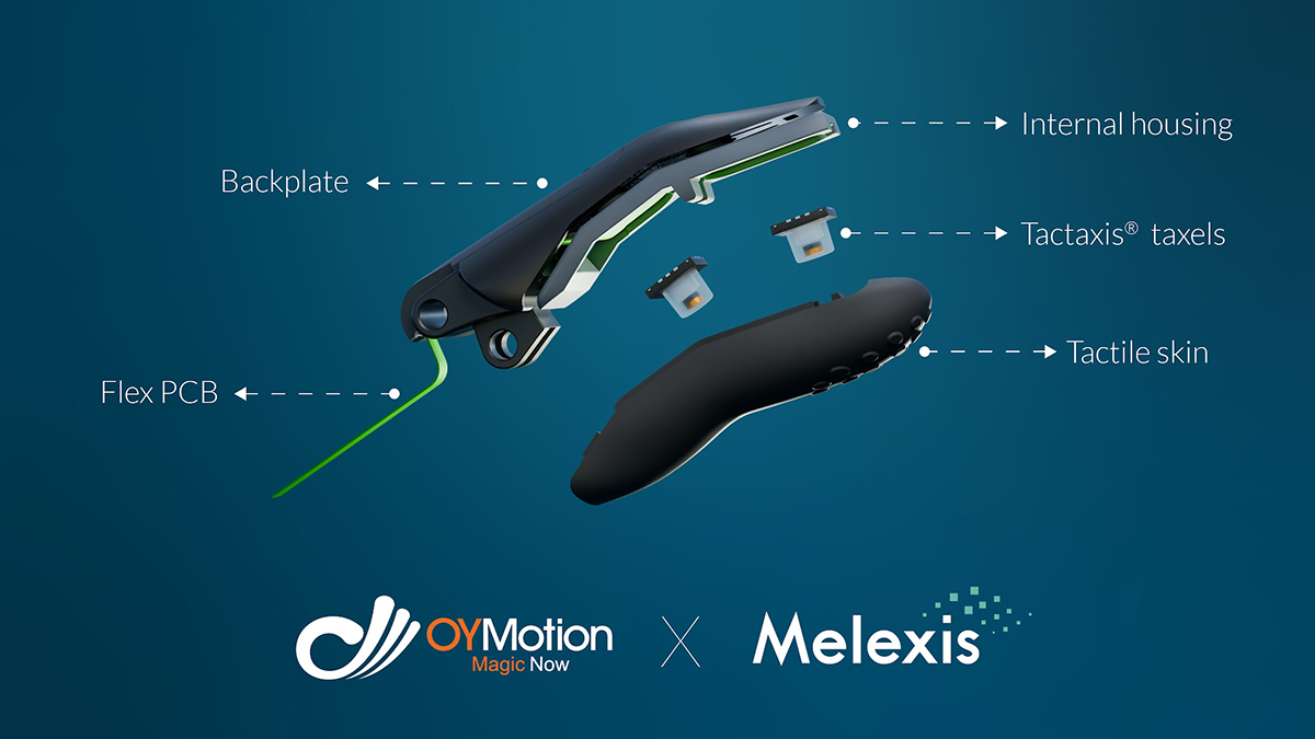 Melexis and OYMotion Elevate Tactile Sensing for Next-Generation Robotic Hands